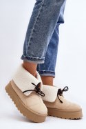 Śniegowce Model Olimuka VL212P Light Beige - Step in style Step in style Śniegowce Model Olimuka VL212P Light Beige - Step in style Step in style