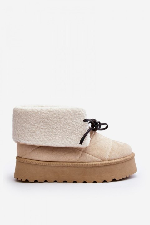 Śniegowce Model Olimuka VL212P Light Beige - Step in style Step in style Śniegowce Model Olimuka VL212P Light Beige - Step in style Step in style