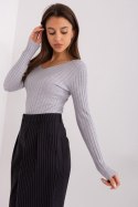 Sweter Damski Model PM-SW-PM1088.25 Light Grey - Factory Price Factory Price Sweter Damski Model PM-SW-PM1088.25 Light Grey - Factory Price Factory Price