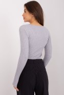 Sweter Damski Model PM-SW-PM1088.25 Light Grey - Factory Price Factory Price Sweter Damski Model PM-SW-PM1088.25 Light Grey - Factory Price Factory Price