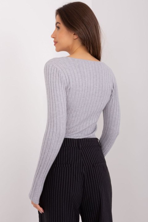 Sweter Damski Model PM-SW-PM1088.25 Light Grey - Factory Price Factory Price Sweter Damski Model PM-SW-PM1088.25 Light Grey - Factory Price Factory Price