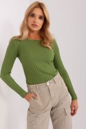 Sweter Damski Model PM-SW-PM1089.09P Khaki - Factory Price Factory Price Sweter Damski Model PM-SW-PM1089.09P Khaki - Factory Price Factory Price