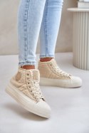 Trampki Model Big Star OO274A444 Beige - Step in style Step in style Trampki Model Big Star OO274A444 Beige - Step in style Step in style