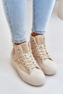 Trampki Model Big Star OO274A444 Beige - Step in style Step in style Trampki Model Big Star OO274A444 Beige - Step in style Step in style