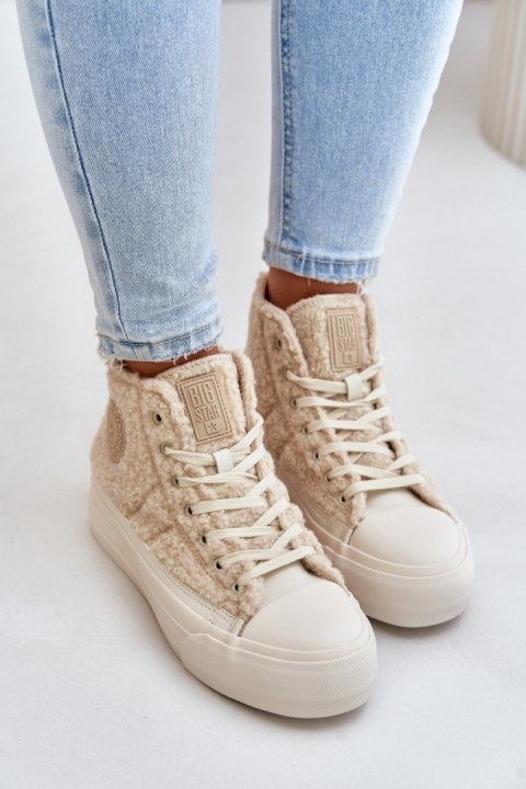 Trampki Model Big Star OO274A444 Beige - Step in style Step in style Trampki Model Big Star OO274A444 Beige - Step in style Step in style