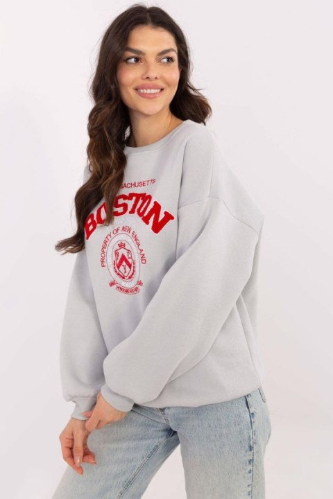 Bluza Damska Model EM-BL-617-15.55P Light Grey - Factory Price Factory Price Bluza Damska Model EM-BL-617-15.55P Light Grey - Factory Price Factory Price