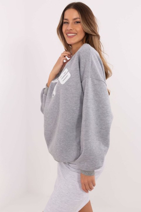 Bluza Damska Model EM-BL-617-16.01X Grey Melange - Factory Price Factory Price Bluza Damska Model EM-BL-617-16.01X Grey Melange - Factory Price Factory Price