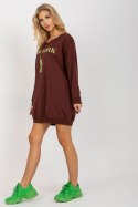 Bluza Damska Model VI-BL-3212.15X Dark Brown - Factory Price Factory Price Bluza Damska Model VI-BL-3212.15X Dark Brown - Factory Price Factory Price