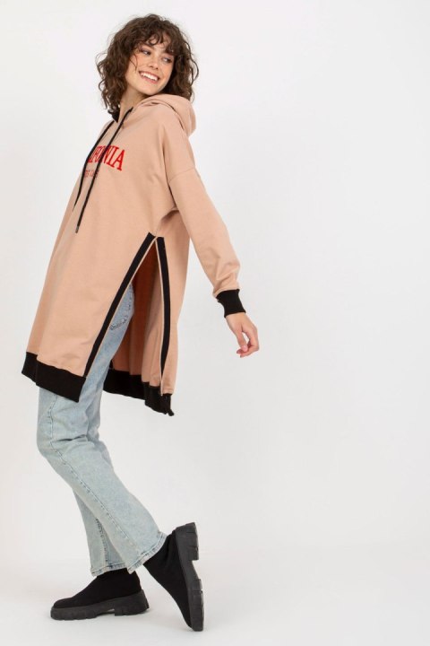 Bluza Damska Model VI-BL-327.70P Dark Beige - Factory Price Factory Price Bluza Damska Model VI-BL-327.70P Dark Beige - Factory Price Factory Price