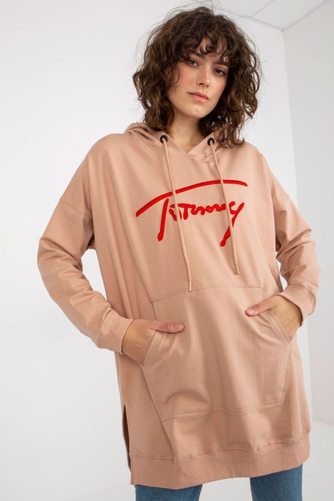 Bluza Damska Model VI-BL-335.25X Dark Beige - Factory Price Factory Price Bluza Damska Model VI-BL-335.25X Dark Beige - Factory Price Factory Price