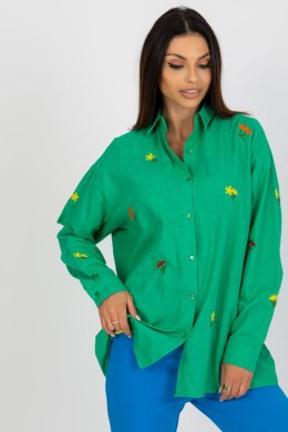 Koszula Damska Model TO-KS-7121.08P Green - Factory Price Factory Price