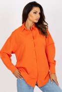 Koszula Damska Model TO-KS-7128.70 Orange - Factory Price Factory Price Koszula Damska Model TO-KS-7128.70 Orange - Factory Price Factory Price