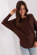 Sweter Damski Model PM-SW-PM-3588.00X Dark Brown - Factory Price Factory Price Sweter Damski Model PM-SW-PM-3588.00X Dark Brown - Factory Price Factory Price