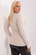 Sweter Damski Model PM-SW-PM-3706.10X Light Beige - Factory Price Factory Price Sweter Damski Model PM-SW-PM-3706.10X Light Beige - Factory Price Factory Price