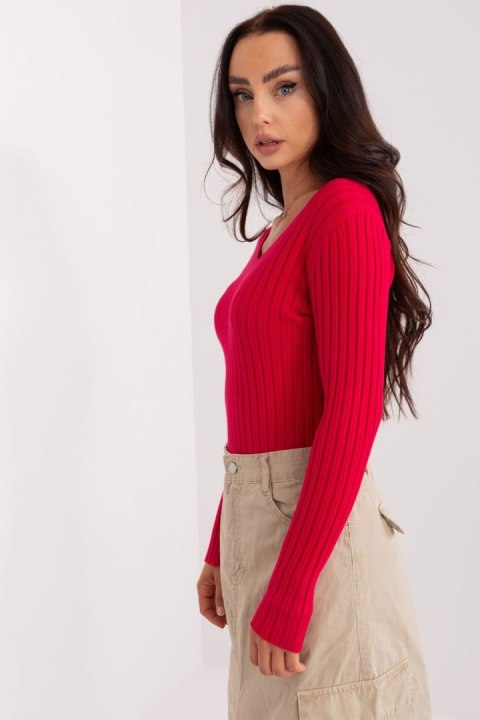 Sweter Damski Model PM-SW-PM1088.25 Red - Factory Price Factory Price Sweter Damski Model PM-SW-PM1088.25 Red - Factory Price Factory Price