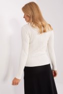 Sweter Damski Model PM-SW-PM1089.09P Ecru - Factory Price Factory Price Sweter Damski Model PM-SW-PM1089.09P Ecru - Factory Price Factory Price