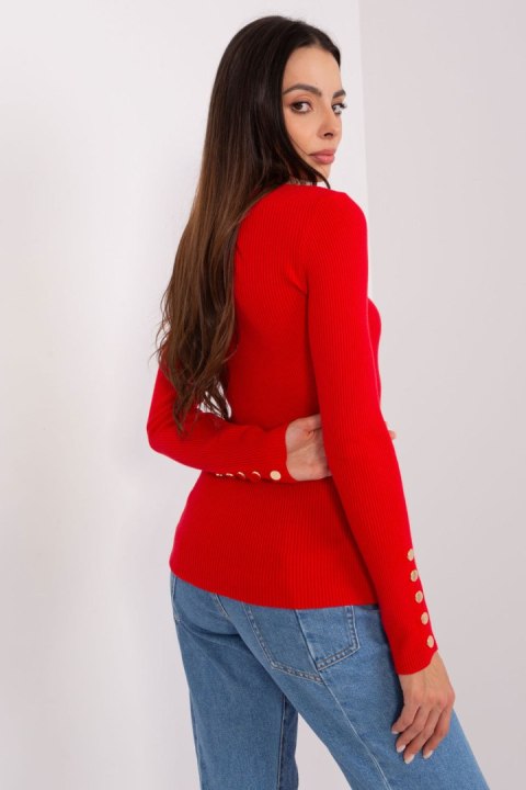 Sweter Damski Model PM-SW-PM685.39P Red - Factory Price Factory Price Sweter Damski Model PM-SW-PM685.39P Red - Factory Price Factory Price
