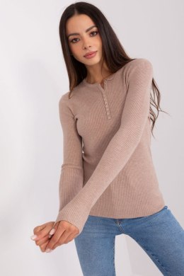 Sweter Damski Model PM-SW-Y-0078.87 Dark Beige - Factory Price Factory Price