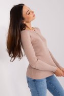 Sweter Damski Model PM-SW-Y-0078.87 Dark Beige - Factory Price Factory Price