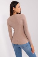 Sweter Damski Model PM-SW-Y-0078.87 Dark Beige - Factory Price Factory Price