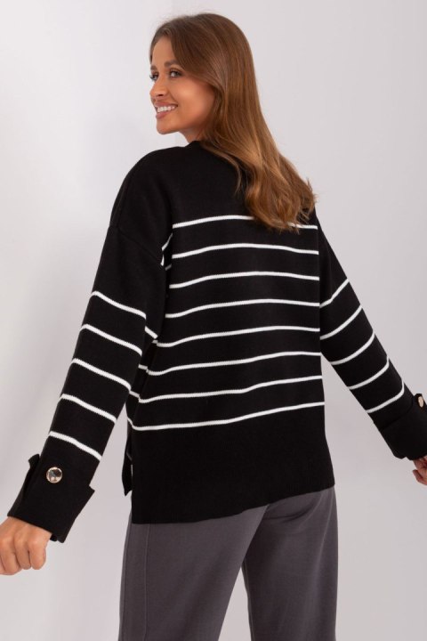 Sweter Damski Model TO-SW-010.11X Black - Factory Price Factory Price Sweter Damski Model TO-SW-010.11X Black - Factory Price Factory Price