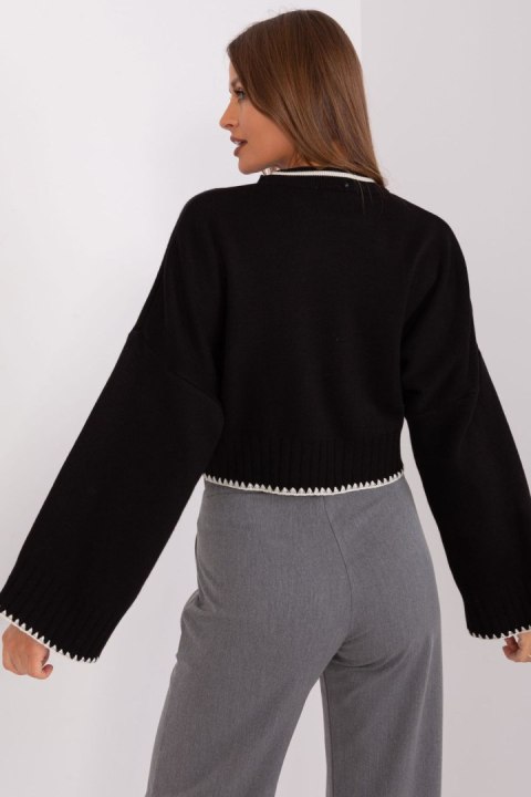 Sweter Damski Model TO-SW-035.09 Black - Factory Price Factory Price Sweter Damski Model TO-SW-035.09 Black - Factory Price Factory Price