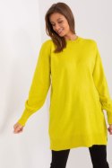 Sweter Damski Model TO-SW-1310.00P Limonka - Factory Price Factory Price Sweter Damski Model TO-SW-1310.00P Limonka - Factory Price Factory Price