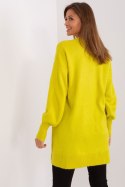 Sweter Damski Model TO-SW-1310.00P Limonka - Factory Price Factory Price Sweter Damski Model TO-SW-1310.00P Limonka - Factory Price Factory Price