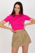 Bluzka Model BA-BZ-2305.32 Dark Pink - Badu Badu Bluzka Model BA-BZ-2305.32 Dark Pink - Badu Badu