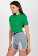 Bluzka Model BA-BZ-2305.32 Green - Badu Badu Bluzka Model BA-BZ-2305.32 Green - Badu Badu