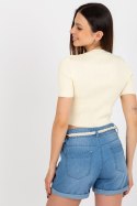 Bluzka Model BA-BZ-2305.32 Light Beige - Badu Badu