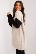 Sweter Damski Model BA-SW-0549.32 Black/Beige - Badu Badu Sweter Damski Model BA-SW-0549.32 Black/Beige - Badu Badu