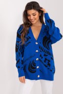 Sweter Damski Model BA-SW-12038.20 Cobalt - Badu Badu Sweter Damski Model BA-SW-12038.20 Cobalt - Badu Badu