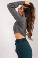Sweter Damski Model BA-SW-1489.24 Dark Pink - Badu Badu Sweter Damski Model BA-SW-1489.24 Dark Pink - Badu Badu