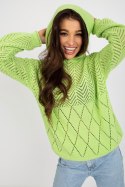 Sweter Damski Model BA-SW-2003.51P Light Green - Badu Badu Sweter Damski Model BA-SW-2003.51P Light Green - Badu Badu