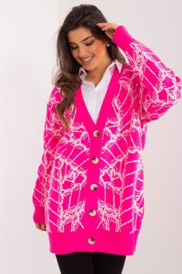 Sweter Damski Model BA-SW-2040.78 Fluo Pink - Badu Badu