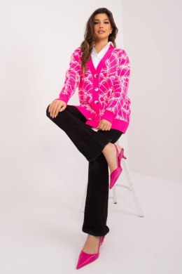 Sweter Damski Model BA-SW-2040.78 Fluo Pink - Badu Badu