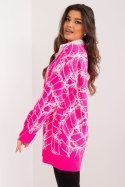 Sweter Damski Model BA-SW-2040.78 Fluo Pink - Badu Badu