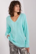 Sweter Damski Model BA-SW-8028.36P Mint - Badu Badu Sweter Damski Model BA-SW-8028.36P Mint - Badu Badu