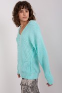Sweter Damski Model BA-SW-8028.36P Mint - Badu Badu Sweter Damski Model BA-SW-8028.36P Mint - Badu Badu