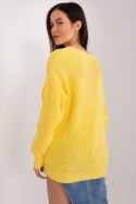 Sweter Damski Model BA-SW-8028.36P Yellow - Badu Badu Sweter Damski Model BA-SW-8028.36P Yellow - Badu Badu