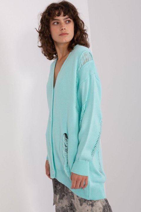 Sweter Damski Model BA-SW-8042-1.23 Mint - Badu Badu Sweter Damski Model BA-SW-8042-1.23 Mint - Badu Badu