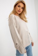 Sweter Damski Model BA-SW-8043.03 Beige - Badu Badu
