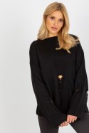 Sweter Damski Model BA-SW-8043.03 Black - Badu Badu Sweter Damski Model BA-SW-8043.03 Black - Badu Badu