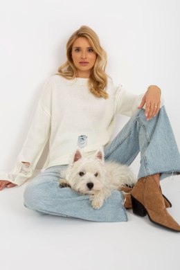 Sweter Damski Model BA-SW-8043.03 Ecru - Badu Badu