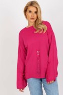 Sweter Damski Model BA-SW-8043.08X Fuksja - Badu Badu Sweter Damski Model BA-SW-8043.08X Fuksja - Badu Badu