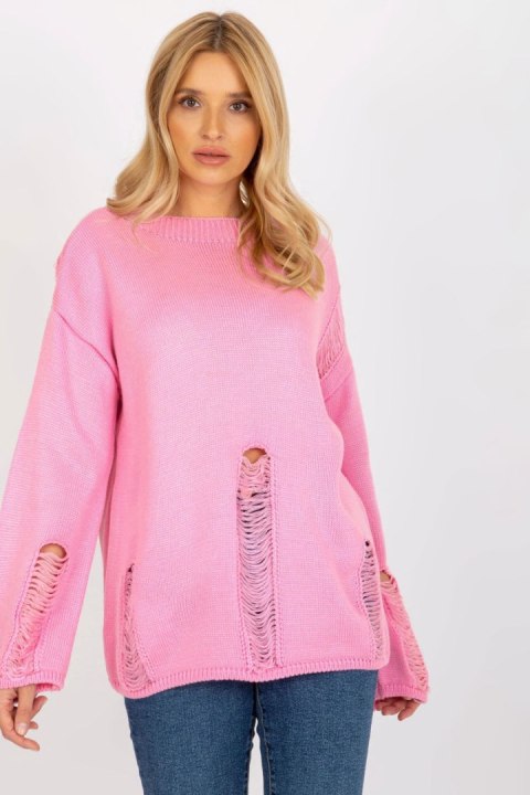 Sweter Damski Model BA-SW-8043.08X Pink - Badu Badu