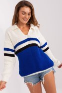 Sweter Damski Model BA-SW-8054.91P Cobalt - Badu Badu Sweter Damski Model BA-SW-8054.91P Cobalt - Badu Badu