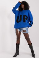 Sweter Damski Model BA-SW-8060.05P Cobalt - Badu Badu Sweter Damski Model BA-SW-8060.05P Cobalt - Badu Badu