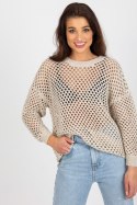 Sweter Damski Model BA-SW-9006.38P Beige - Badu Badu Sweter Damski Model BA-SW-9006.38P Beige - Badu Badu